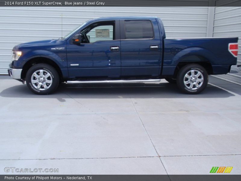Blue Jeans / Steel Grey 2014 Ford F150 XLT SuperCrew