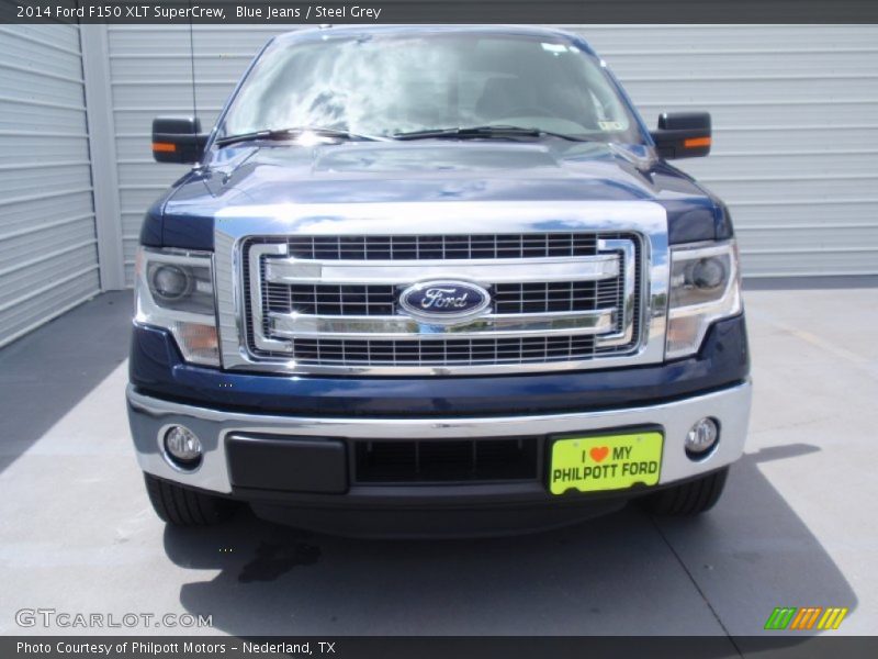 Blue Jeans / Steel Grey 2014 Ford F150 XLT SuperCrew