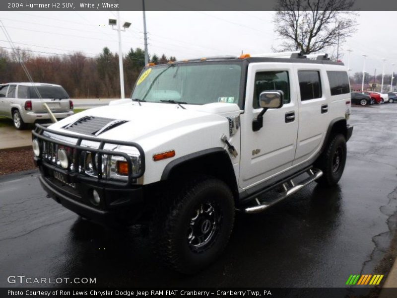 White / Wheat 2004 Hummer H2 SUV