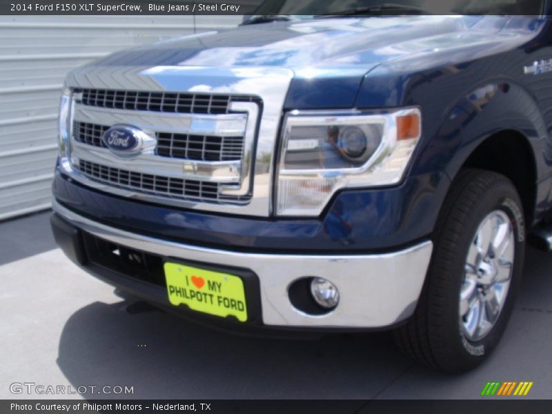 Blue Jeans / Steel Grey 2014 Ford F150 XLT SuperCrew
