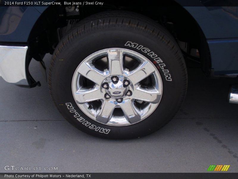 Blue Jeans / Steel Grey 2014 Ford F150 XLT SuperCrew