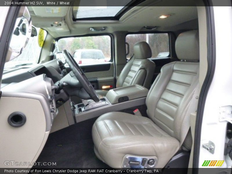 White / Wheat 2004 Hummer H2 SUV