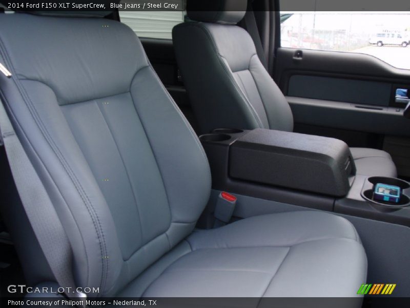 Blue Jeans / Steel Grey 2014 Ford F150 XLT SuperCrew