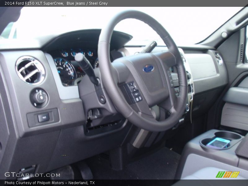 Blue Jeans / Steel Grey 2014 Ford F150 XLT SuperCrew