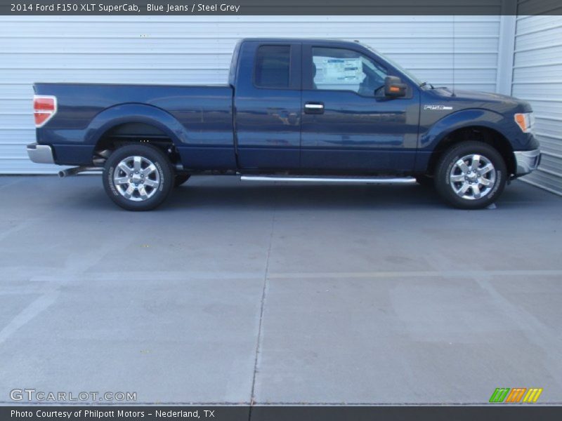Blue Jeans / Steel Grey 2014 Ford F150 XLT SuperCab