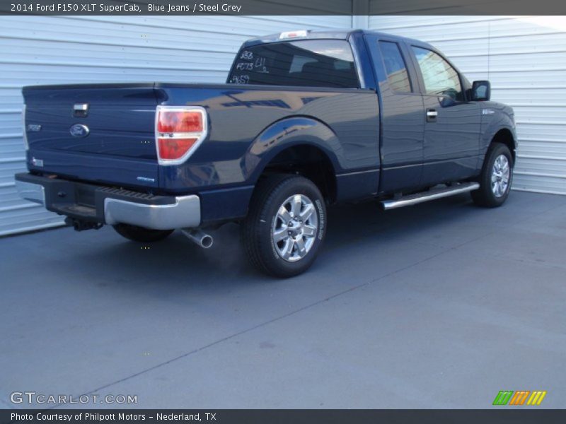 Blue Jeans / Steel Grey 2014 Ford F150 XLT SuperCab