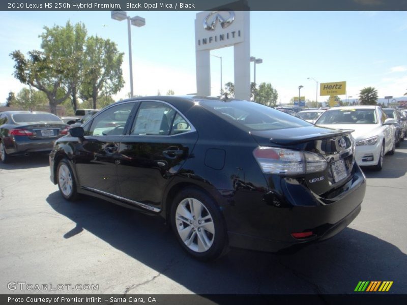 Black Opal Mica / Black 2010 Lexus HS 250h Hybrid Premium