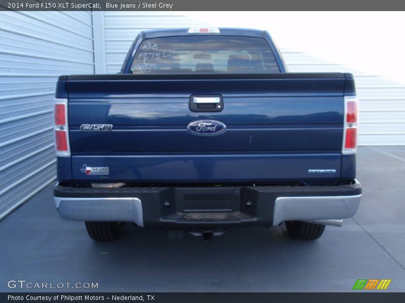 Blue Jeans / Steel Grey 2014 Ford F150 XLT SuperCab