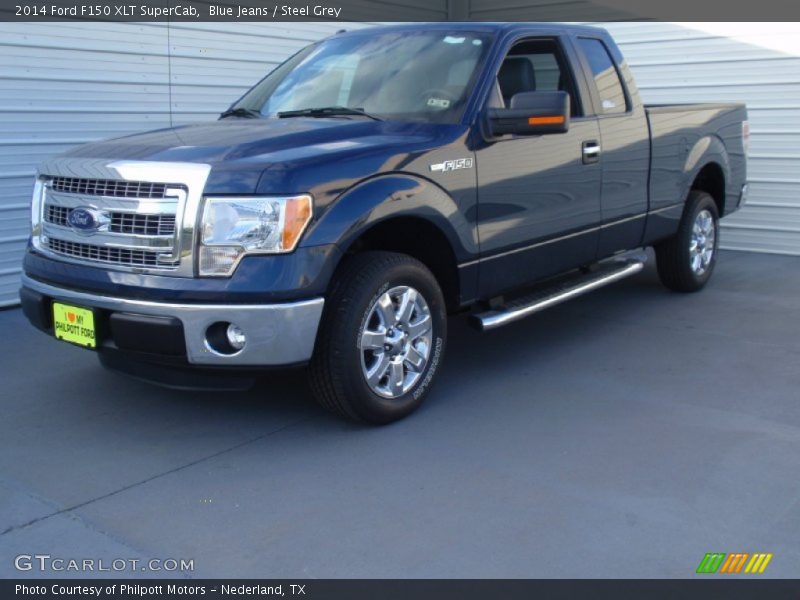 Blue Jeans / Steel Grey 2014 Ford F150 XLT SuperCab