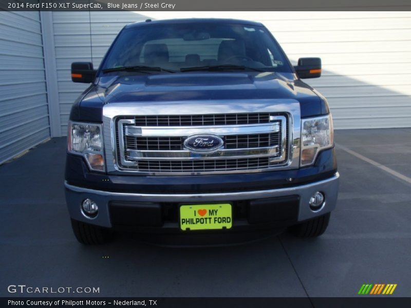 Blue Jeans / Steel Grey 2014 Ford F150 XLT SuperCab