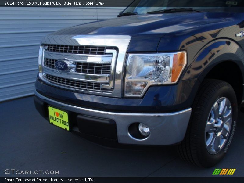 Blue Jeans / Steel Grey 2014 Ford F150 XLT SuperCab