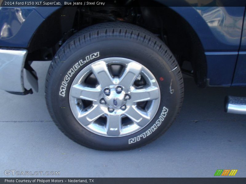 Blue Jeans / Steel Grey 2014 Ford F150 XLT SuperCab