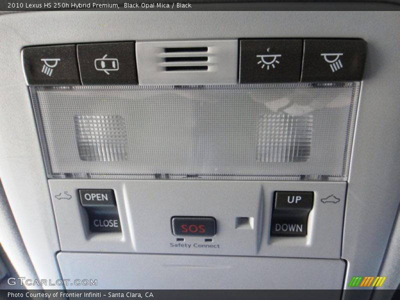 Black Opal Mica / Black 2010 Lexus HS 250h Hybrid Premium