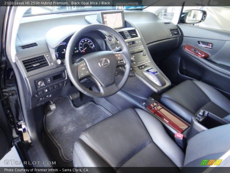 Black Opal Mica / Black 2010 Lexus HS 250h Hybrid Premium