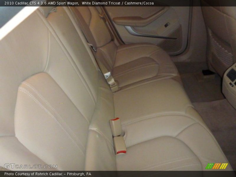 White Diamond Tricoat / Cashmere/Cocoa 2010 Cadillac CTS 4 3.6 AWD Sport Wagon