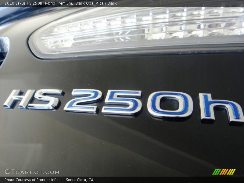 Black Opal Mica / Black 2010 Lexus HS 250h Hybrid Premium