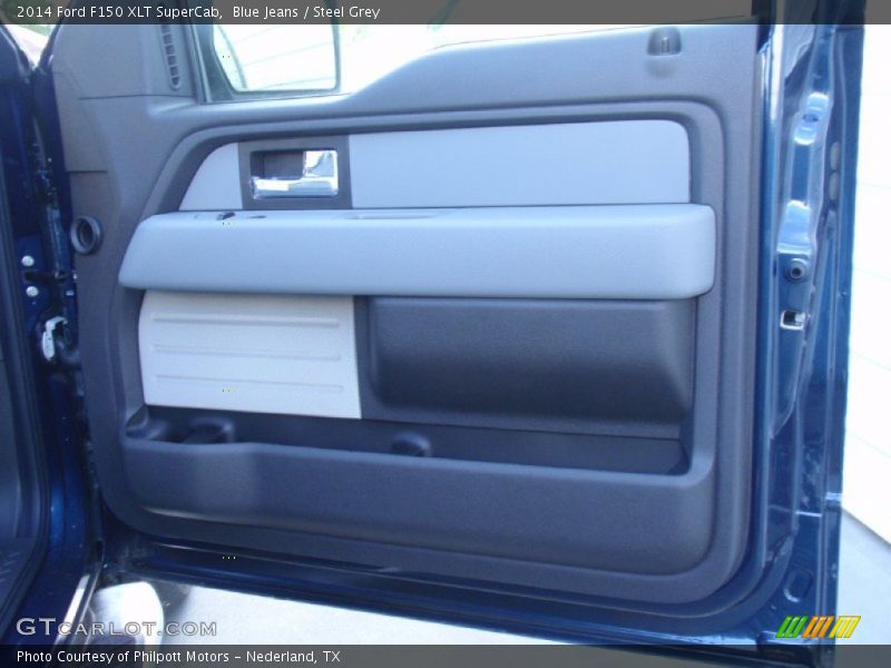 Blue Jeans / Steel Grey 2014 Ford F150 XLT SuperCab