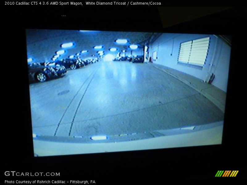 White Diamond Tricoat / Cashmere/Cocoa 2010 Cadillac CTS 4 3.6 AWD Sport Wagon