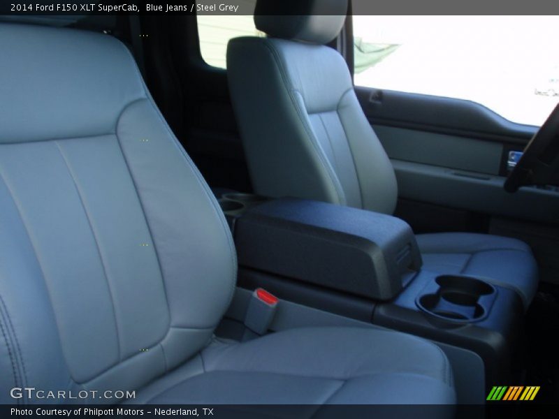 Blue Jeans / Steel Grey 2014 Ford F150 XLT SuperCab