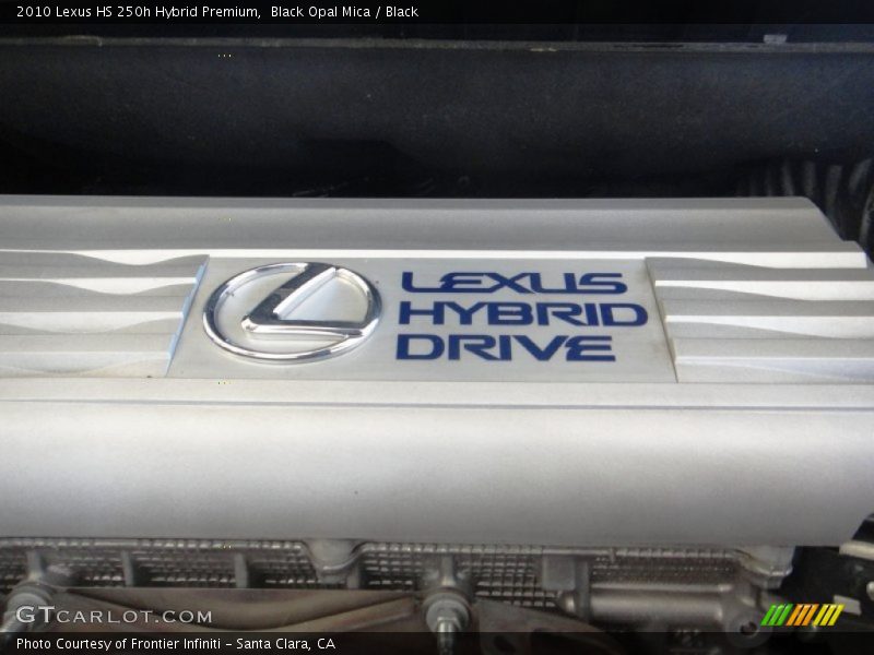 Black Opal Mica / Black 2010 Lexus HS 250h Hybrid Premium