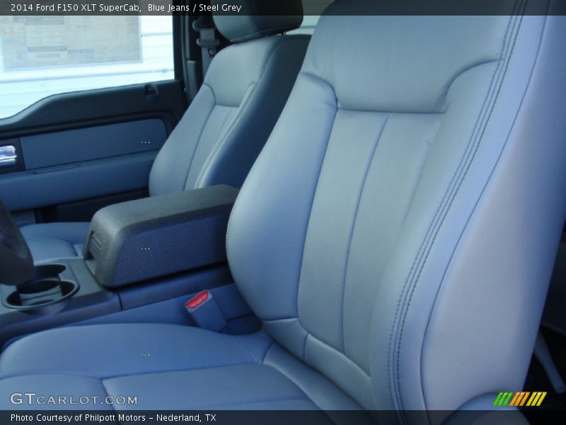 Blue Jeans / Steel Grey 2014 Ford F150 XLT SuperCab