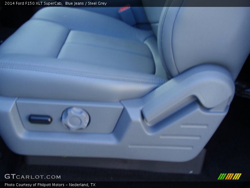 Blue Jeans / Steel Grey 2014 Ford F150 XLT SuperCab