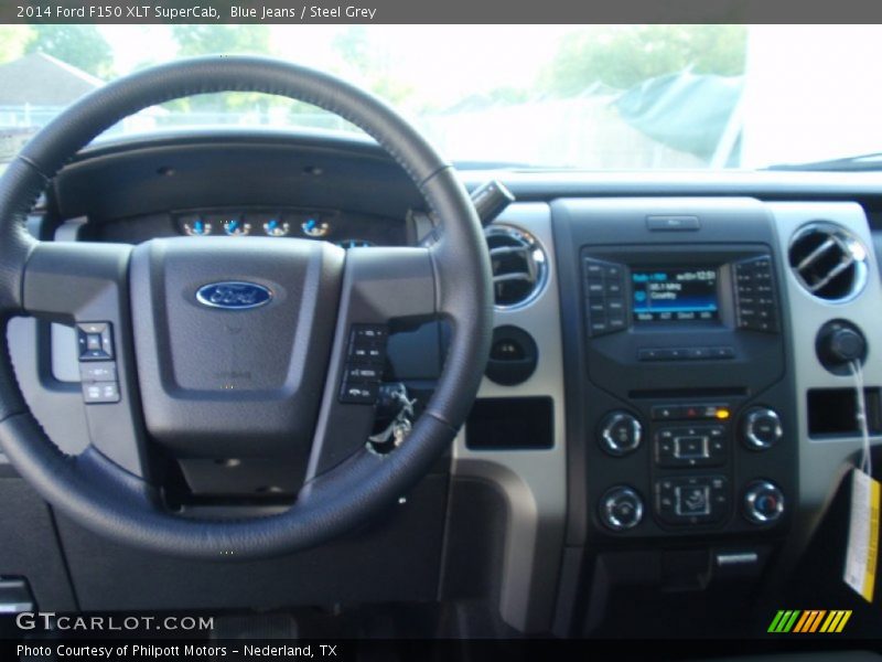 Blue Jeans / Steel Grey 2014 Ford F150 XLT SuperCab