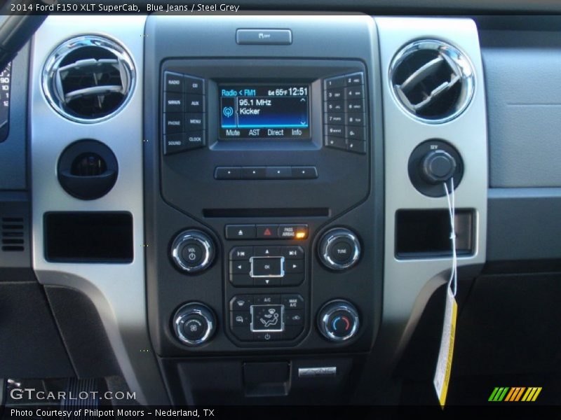 Blue Jeans / Steel Grey 2014 Ford F150 XLT SuperCab