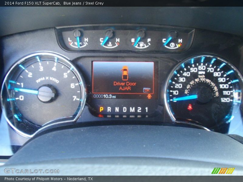 Blue Jeans / Steel Grey 2014 Ford F150 XLT SuperCab