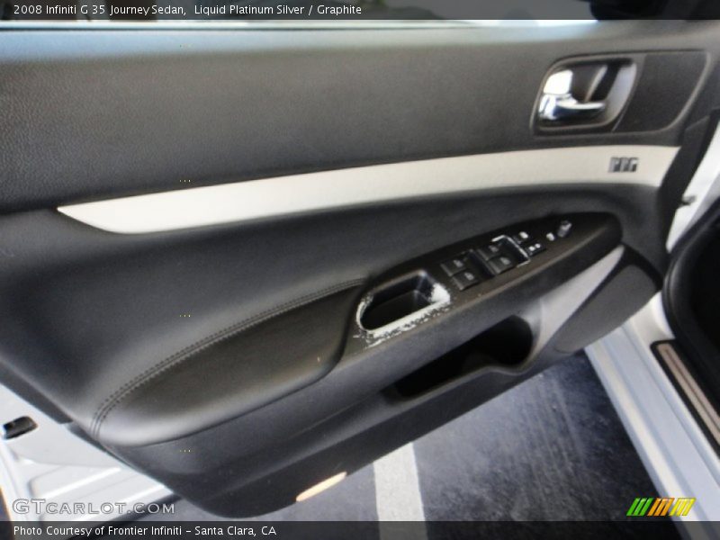 Liquid Platinum Silver / Graphite 2008 Infiniti G 35 Journey Sedan