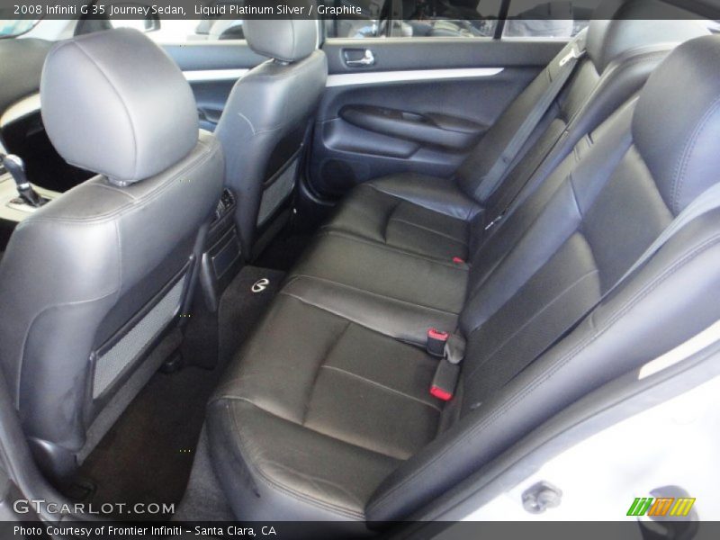 Liquid Platinum Silver / Graphite 2008 Infiniti G 35 Journey Sedan