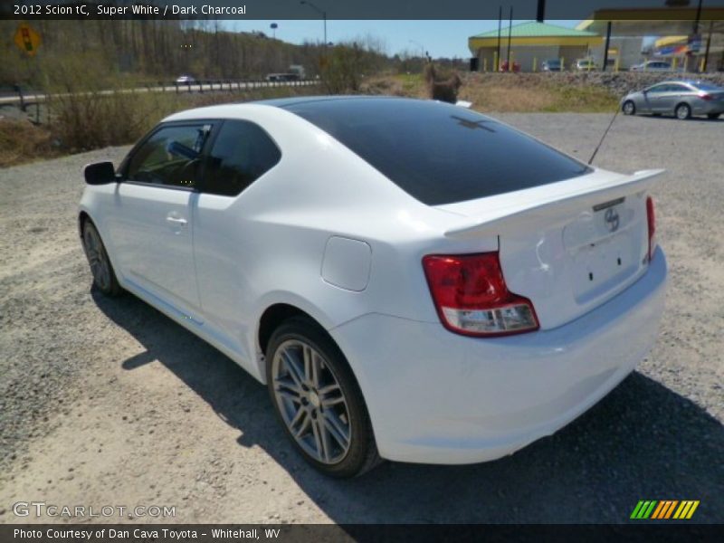 Super White / Dark Charcoal 2012 Scion tC