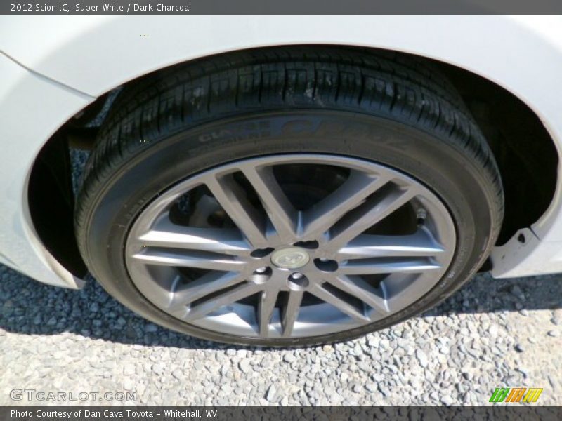 Super White / Dark Charcoal 2012 Scion tC