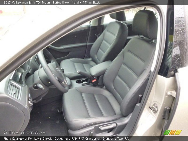 Toffee Brown Metallic / Titan Black 2013 Volkswagen Jetta TDI Sedan