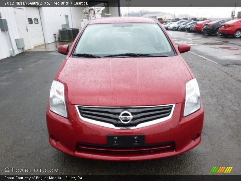 Red Brick / Charcoal 2012 Nissan Sentra 2.0 S