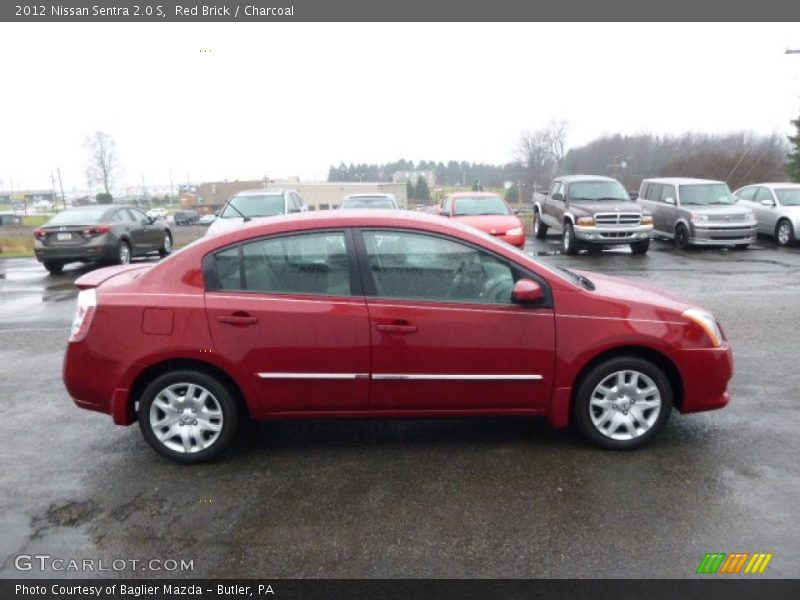 Red Brick / Charcoal 2012 Nissan Sentra 2.0 S