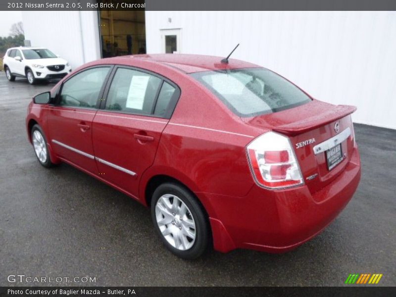 Red Brick / Charcoal 2012 Nissan Sentra 2.0 S