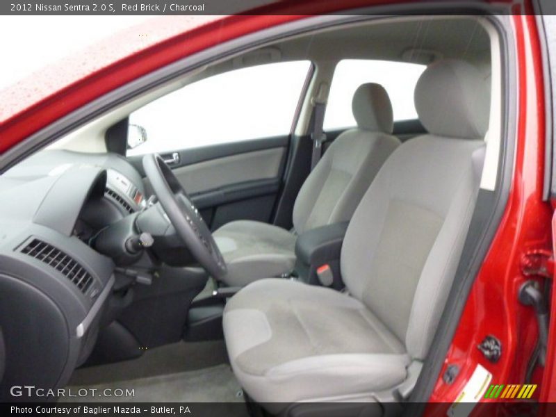 Red Brick / Charcoal 2012 Nissan Sentra 2.0 S