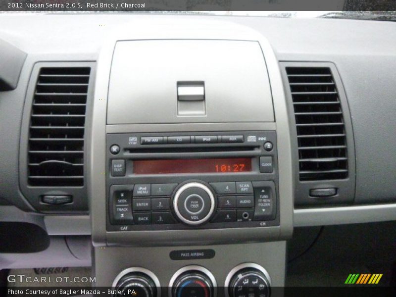 Red Brick / Charcoal 2012 Nissan Sentra 2.0 S