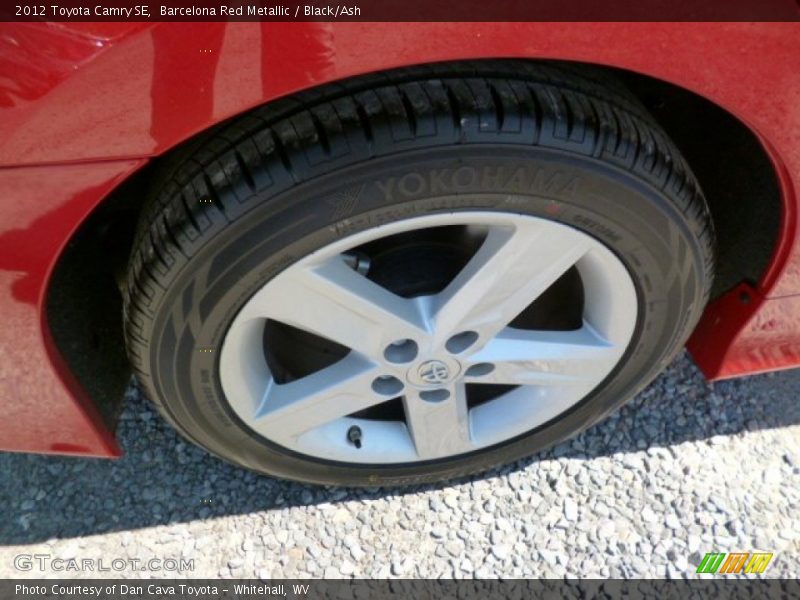 Barcelona Red Metallic / Black/Ash 2012 Toyota Camry SE