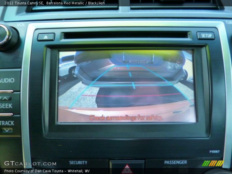 Barcelona Red Metallic / Black/Ash 2012 Toyota Camry SE