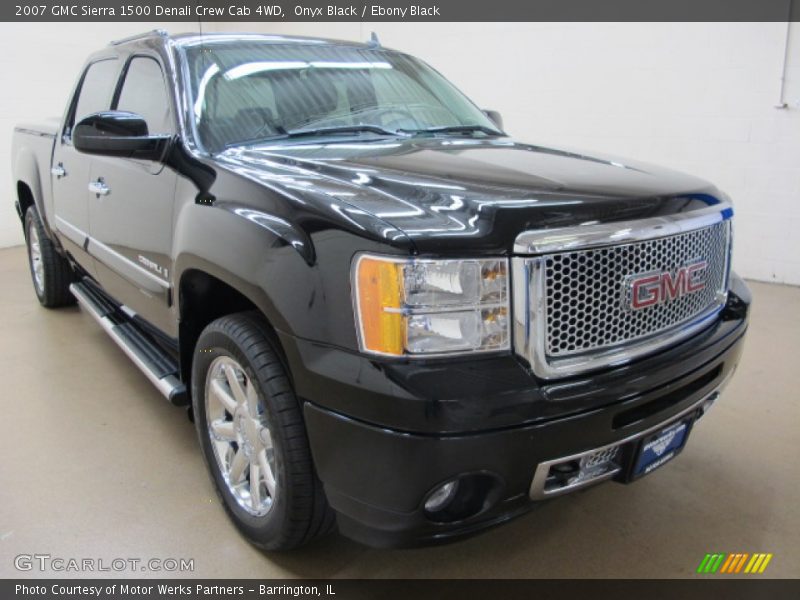 Onyx Black / Ebony Black 2007 GMC Sierra 1500 Denali Crew Cab 4WD
