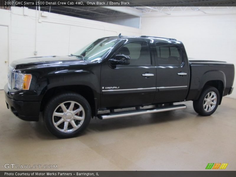 Onyx Black / Ebony Black 2007 GMC Sierra 1500 Denali Crew Cab 4WD