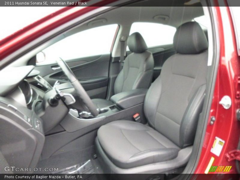 Venetian Red / Black 2011 Hyundai Sonata SE