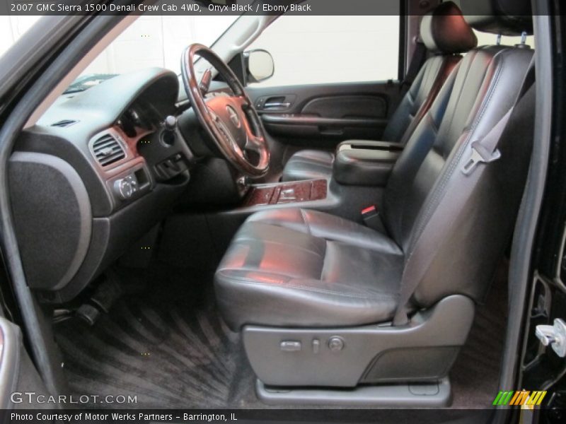 Onyx Black / Ebony Black 2007 GMC Sierra 1500 Denali Crew Cab 4WD