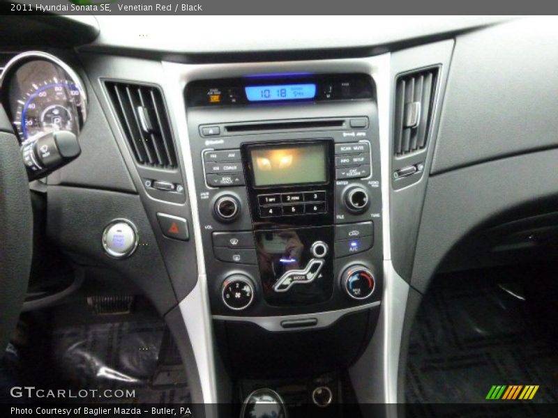 Venetian Red / Black 2011 Hyundai Sonata SE