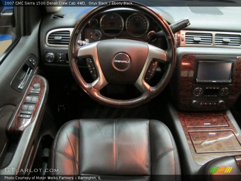 Onyx Black / Ebony Black 2007 GMC Sierra 1500 Denali Crew Cab 4WD