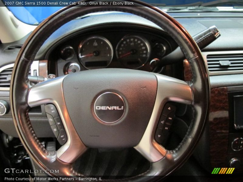 Onyx Black / Ebony Black 2007 GMC Sierra 1500 Denali Crew Cab 4WD