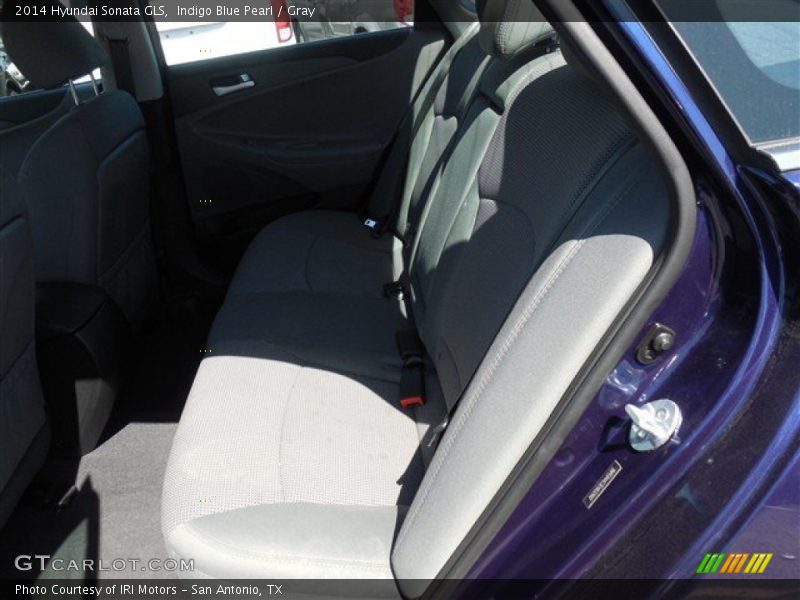Indigo Blue Pearl / Gray 2014 Hyundai Sonata GLS