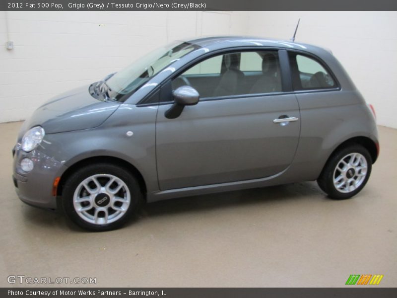 Grigio (Grey) / Tessuto Grigio/Nero (Grey/Black) 2012 Fiat 500 Pop